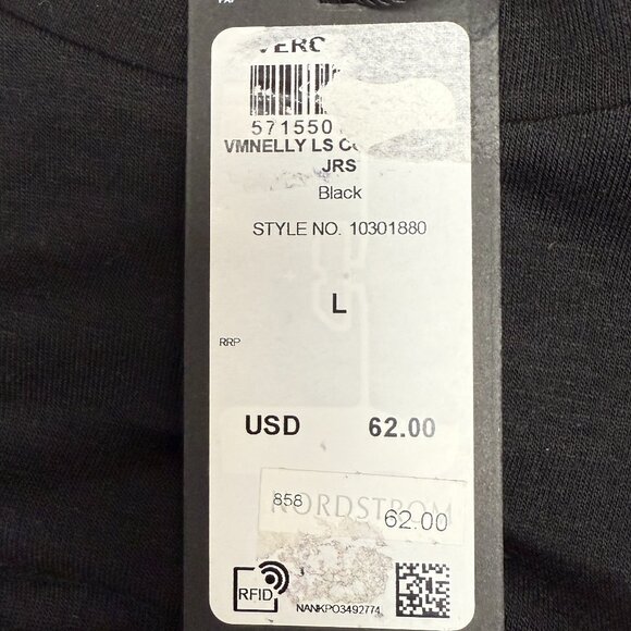 NWT Women's VERO MODA Nelly Ruched Knit "Corset" Top | Size L - Picture 7 of 10